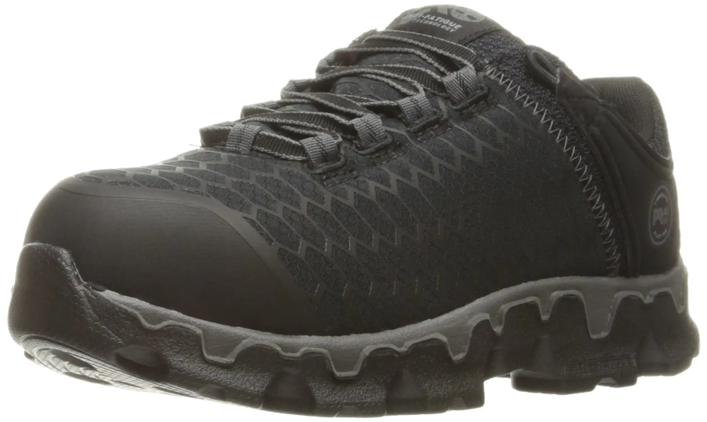 Timberland PRO Womens Powertrain Sport Alloy Safety Toe Static Dissipative Industrial Athletic Work Shoe Black 10