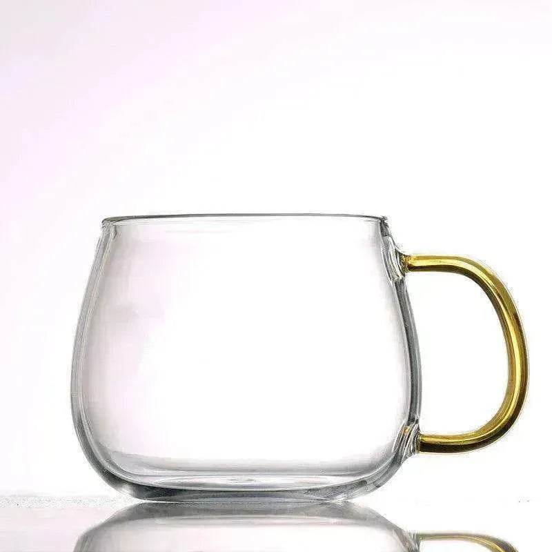 Cute Glass Expression Coffee Cup Mug - Velora