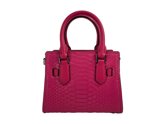 Hamilton XS Pink Snake Leather Crossbody