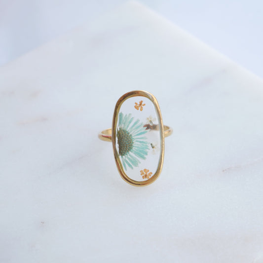 Bague Sunny- oval (ajustable) - Velora