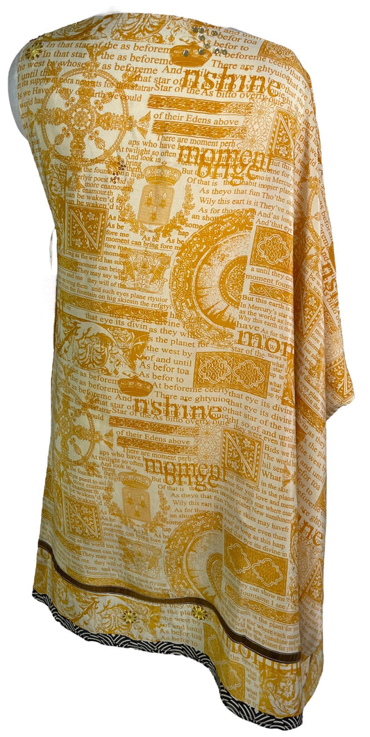 PRC6567 Avatar Pure Silk One Shoulder Dress - Velora