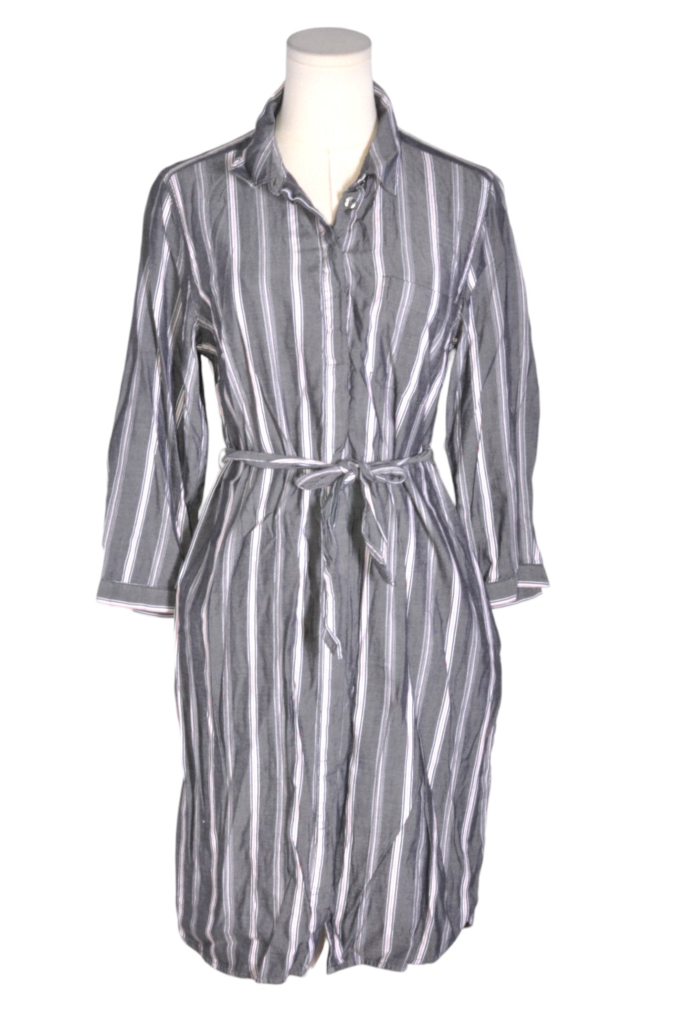 DENVER HAYES Women Wrap Dresses Regular fit in Gray - M - Velora Luxury Fashion