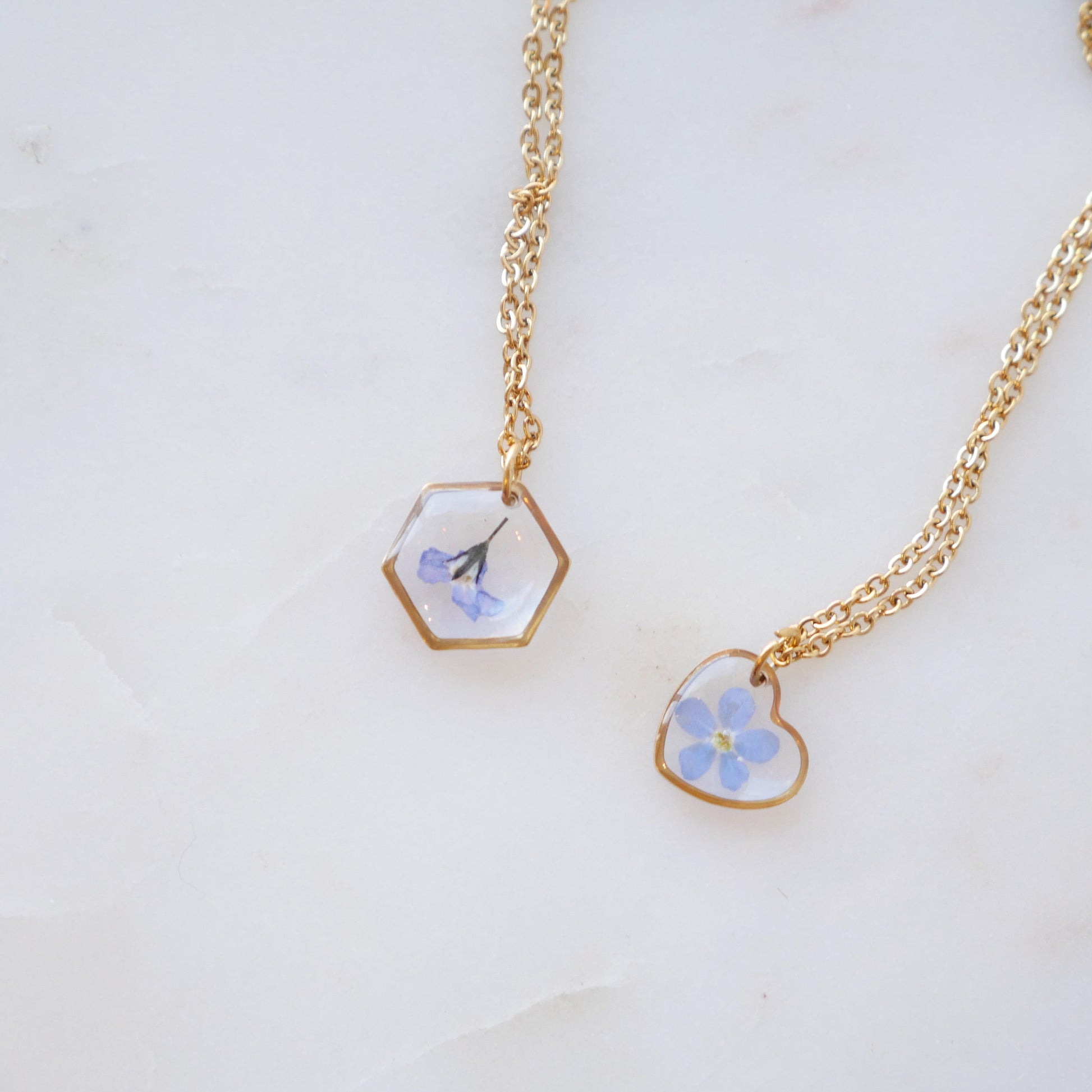 Collier Myosotis - (petit 12mm) - Velora