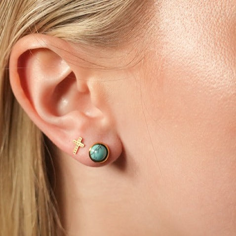 DORA 2-Pair Stud Earrings Set - Velora Luxury Fashion