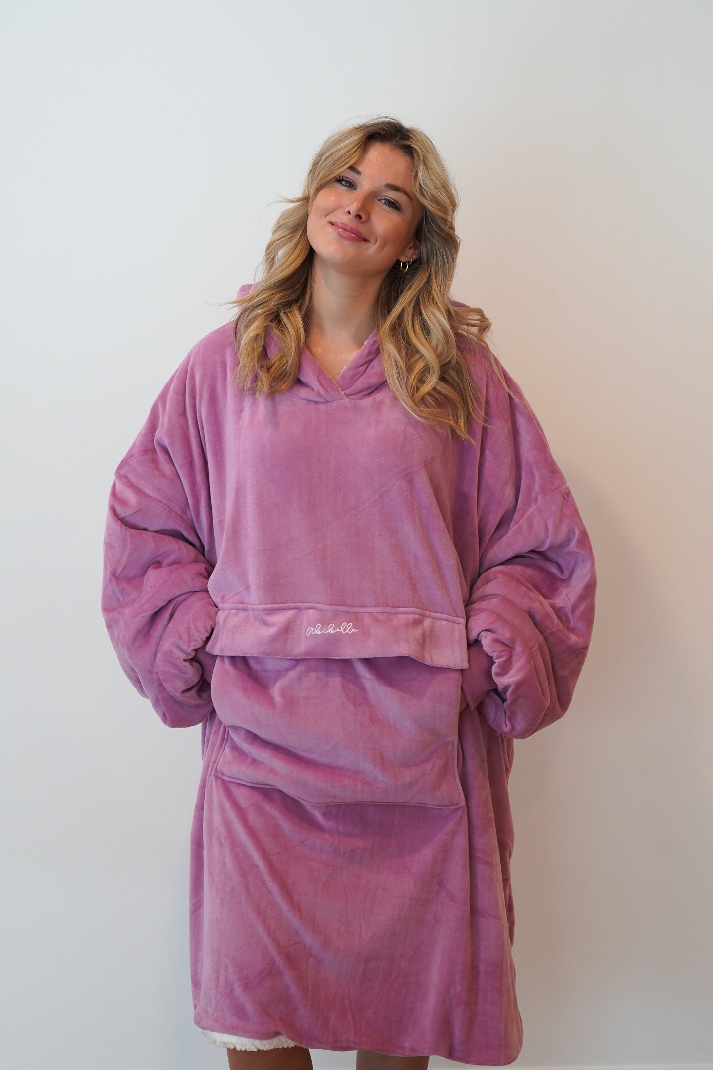 Hoodie doudou Rose