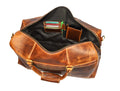 Dawson Leather Travel Bag - Walnut Brown - Velora Luxury Fashion