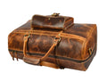 Dawson Leather Travel Bag - Walnut Brown - Velora Luxury Fashion