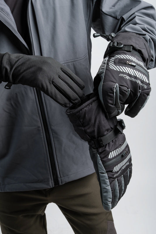 “Defender” 3-in-1 Gloves with Touchscreen Northbound Gear