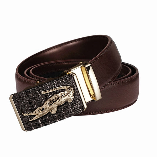 Designer Leather Belt - Velora Luxury Fashion