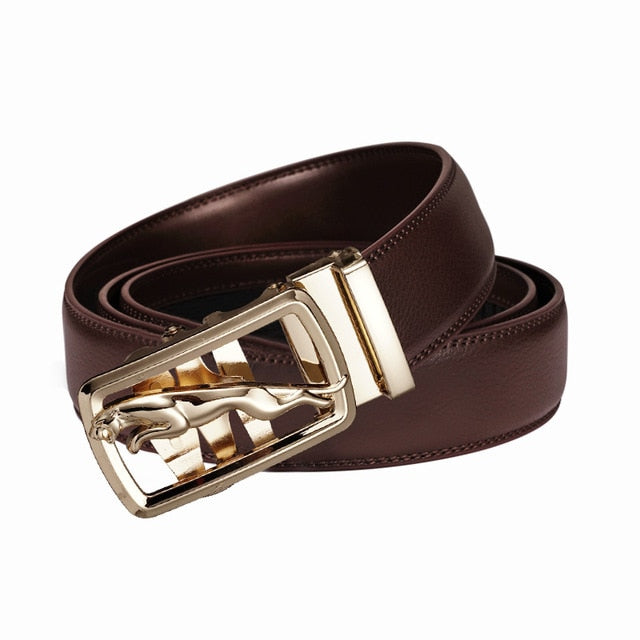 Designer Leather Belt - Velora Luxury Fashion