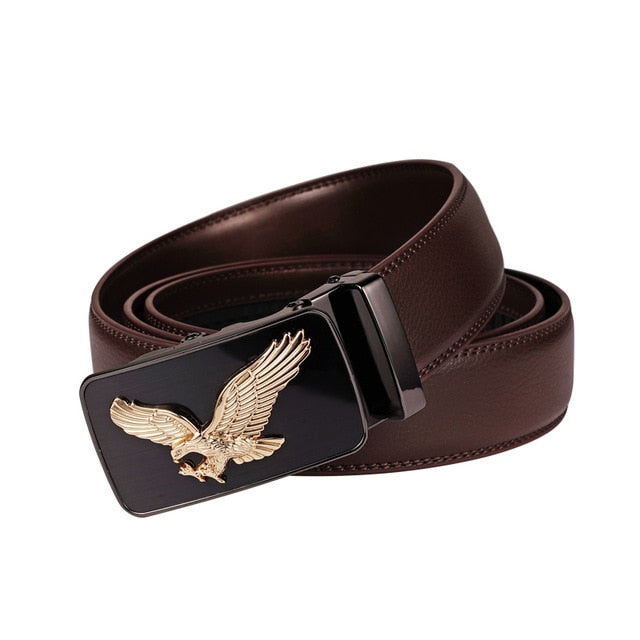 Designer Leather Belt - Velora Luxury Fashion