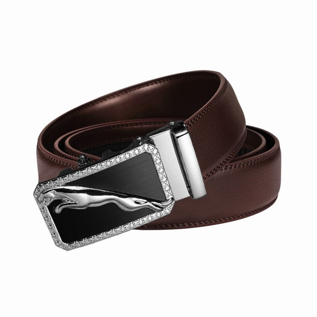 Designer Leather Belt - Velora Luxury Fashion