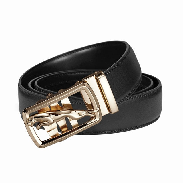 Designer Leather Belt - Velora Luxury Fashion
