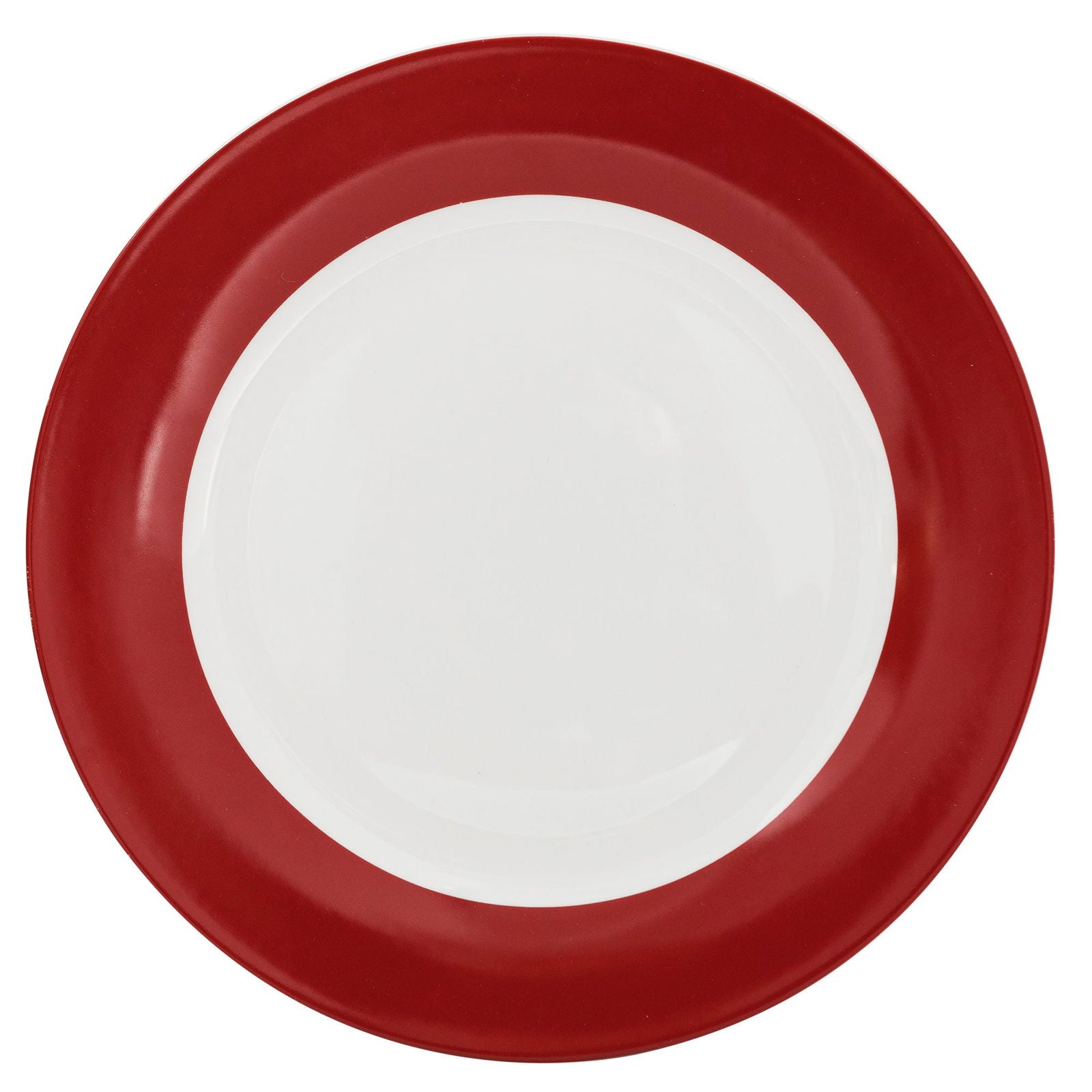Dinnerware 12 Piece Rimmed Porcelain - Rouge - Velora Luxury Fashion