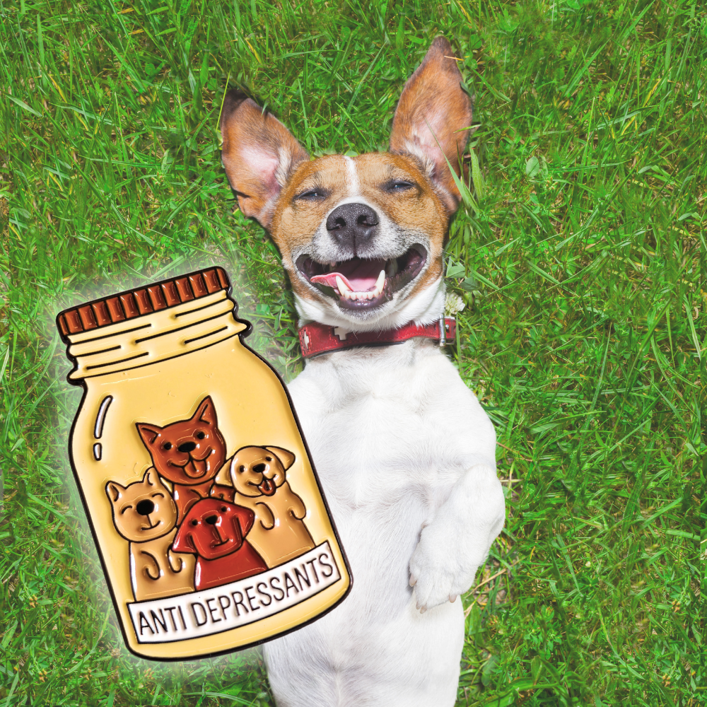 Dog Anti-Depressants | Collectible Pin - Velora