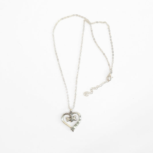 Heart & Bone Necklace - Velora