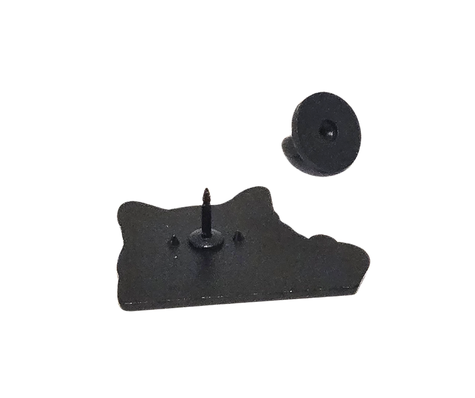 Doing Great! Sad Cat Thumbs Up Meme | Collectible Pin - Velora