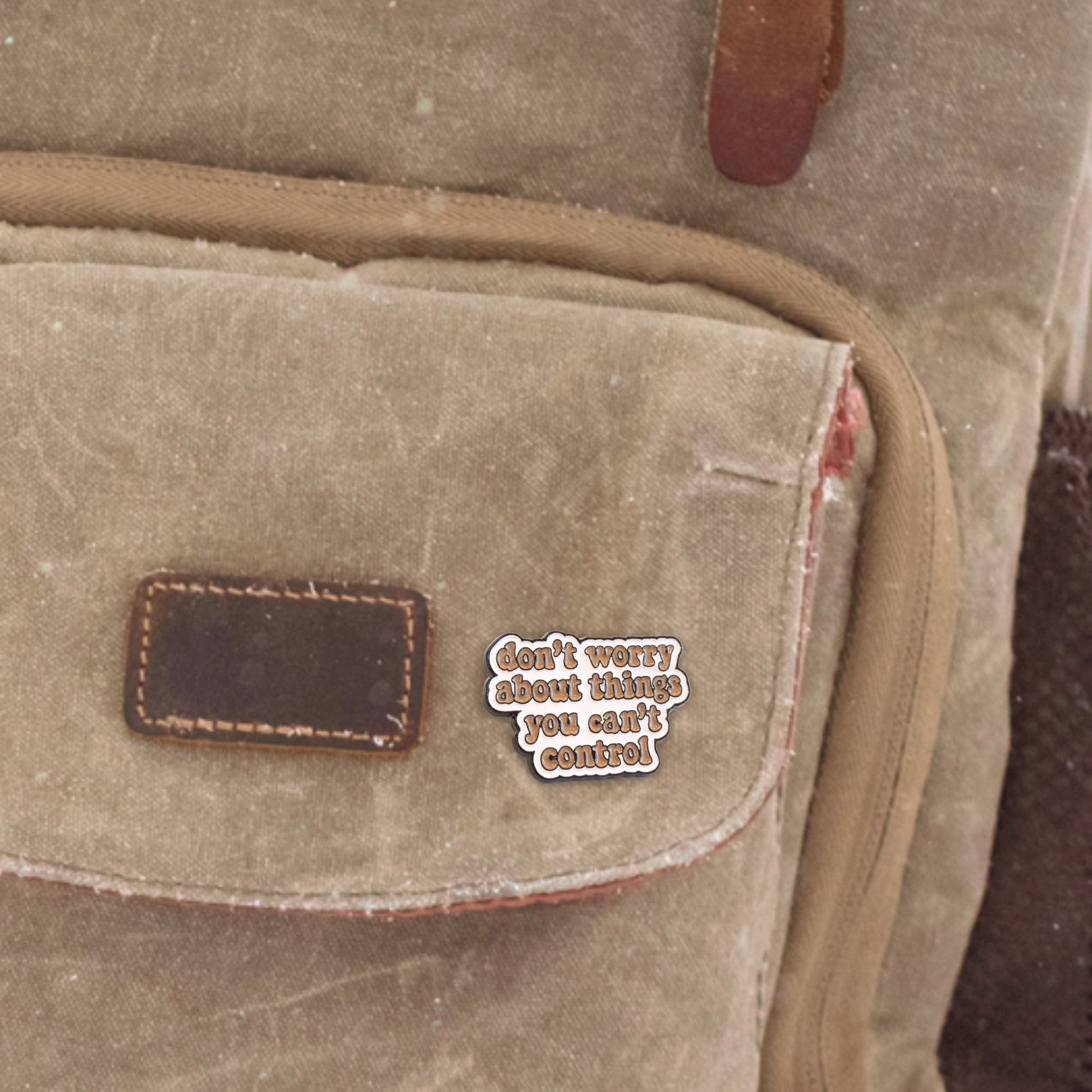 Don't Worry About Things You Can't Control | Collectible Pin - Velora