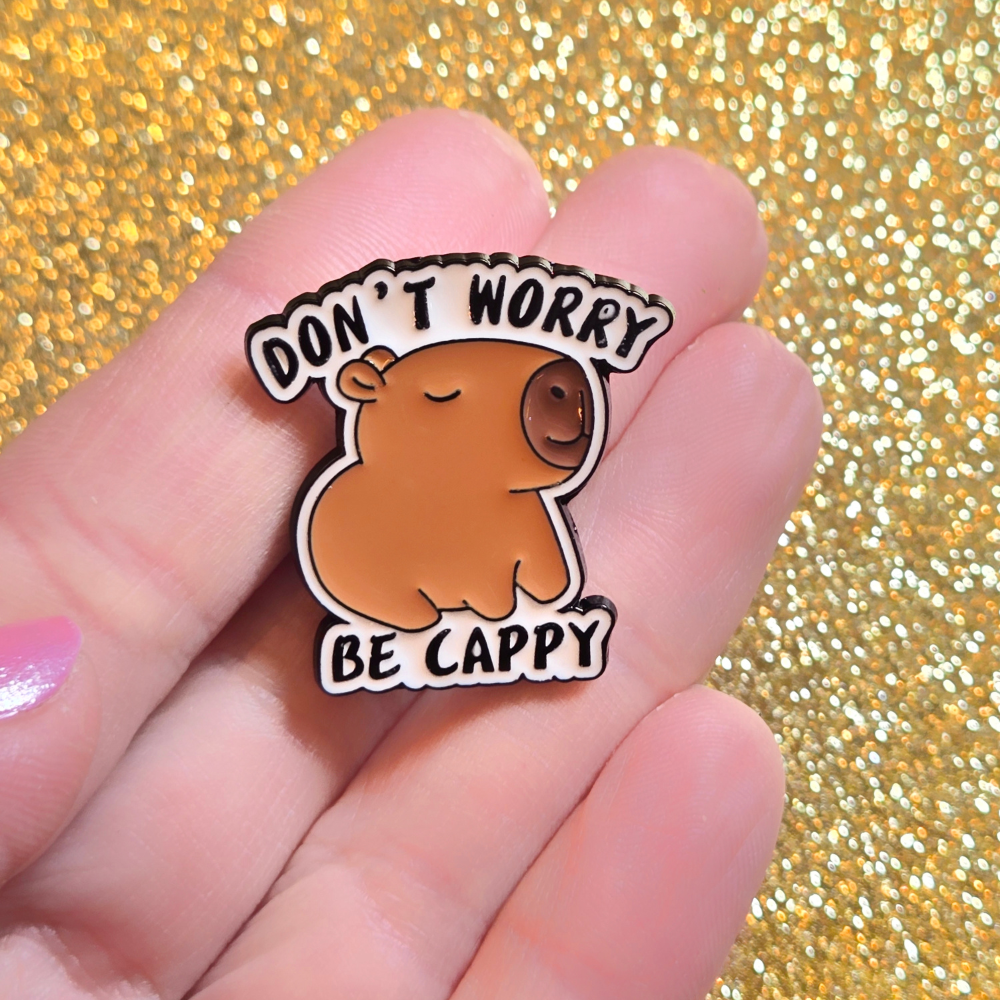 Don't Worry Be Cappy | Collectible Pin - Velora