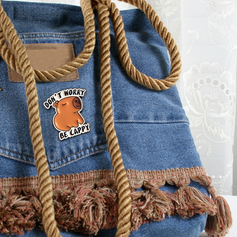 Don't Worry Be Cappy | Collectible Pin - Velora