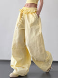 Drawstring Wide Leg Pants - Velora Luxury Fashion