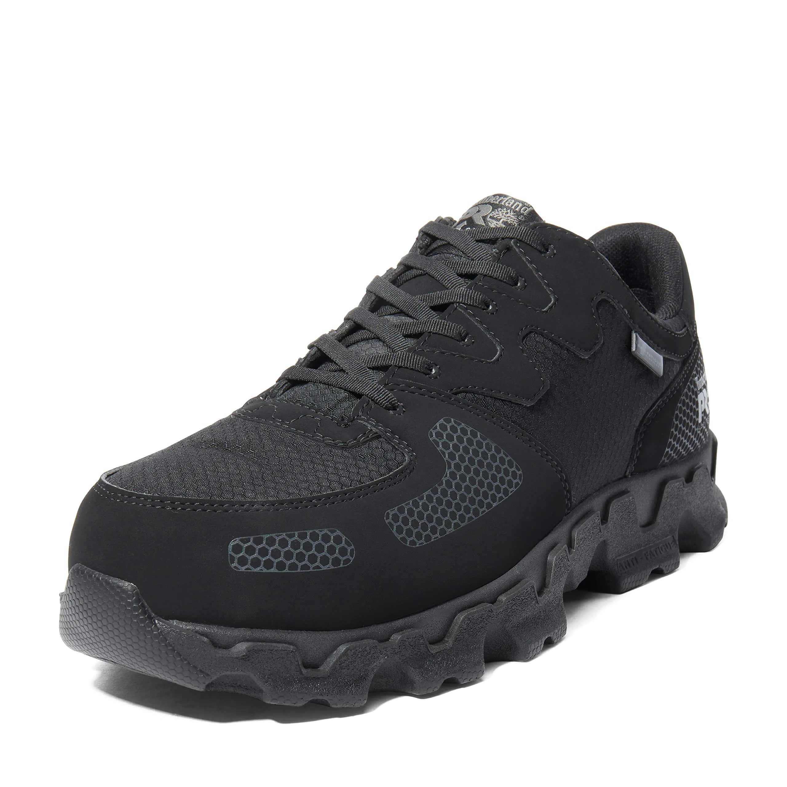 Timberland PRO Mens Powertrain Alloy Safety Toe Static Dissipative Industrial Athletic Work Shoe Black-2024 New 14