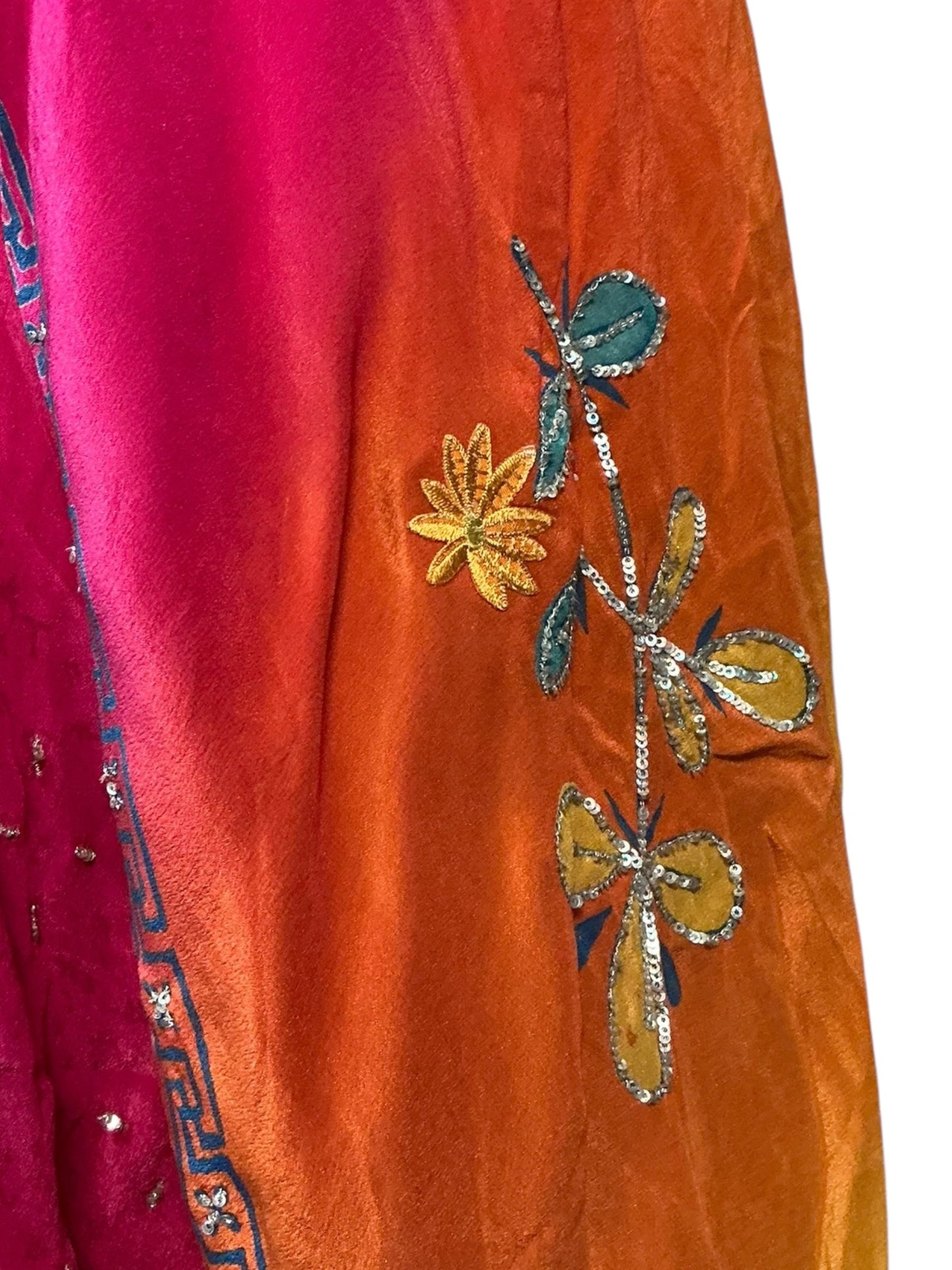PRC7236 Avatar Pure Silk Maxi Dress with Belt - Velora