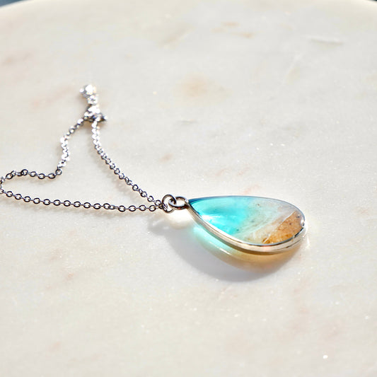 Collier Tulum - goute (grand) - Velora