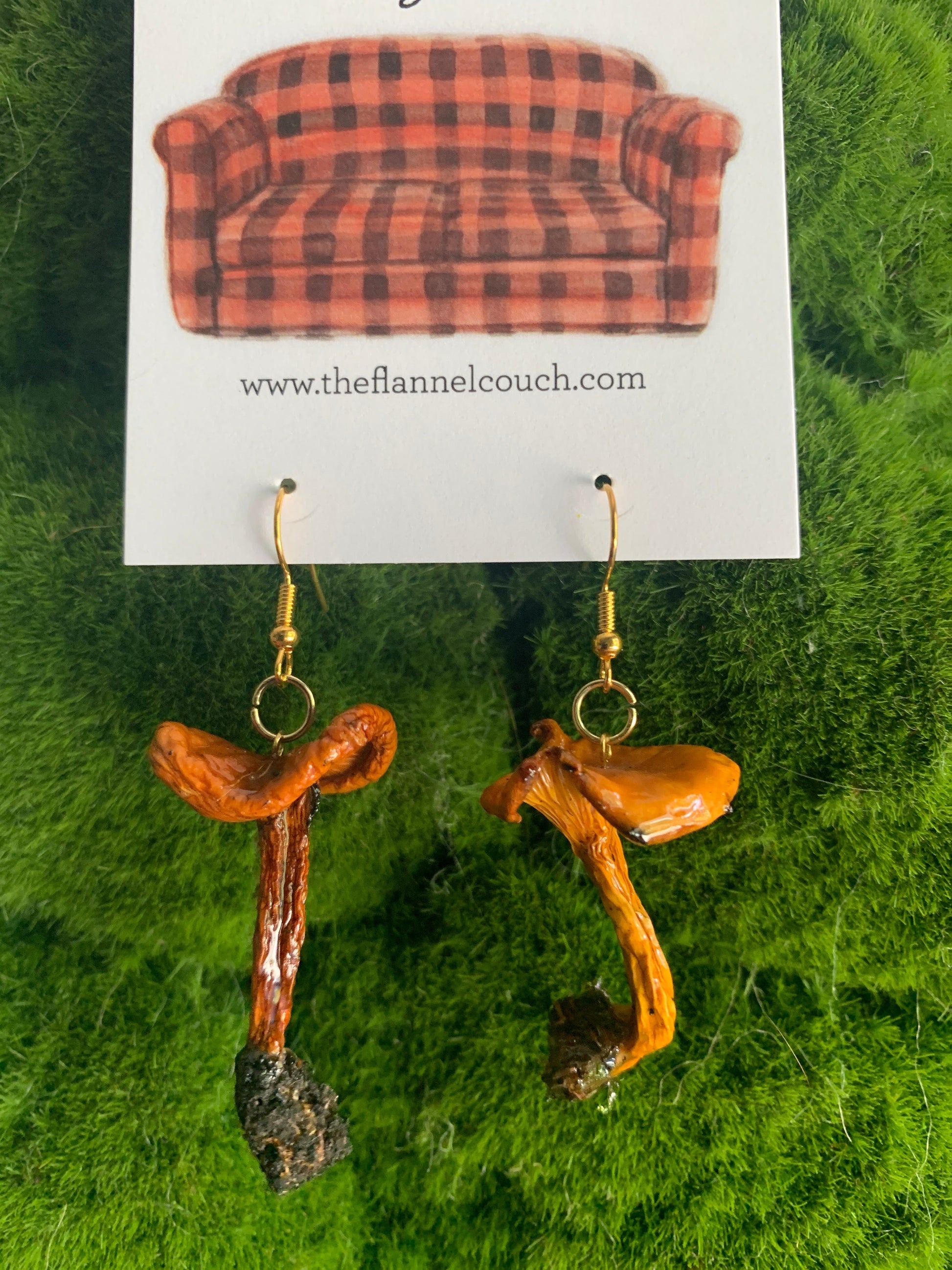 Wild Ontario Mushrooms Earrings www.Shopthatapp.com