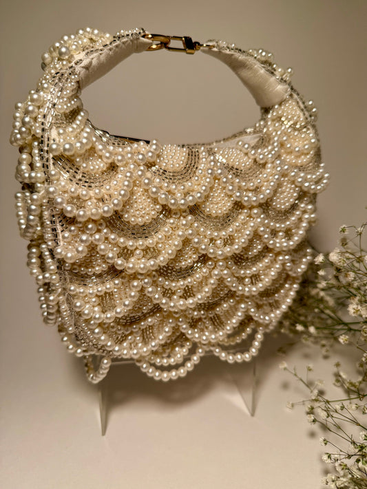 The Mystic Pearl Clutch - Velora Luxury Fashion