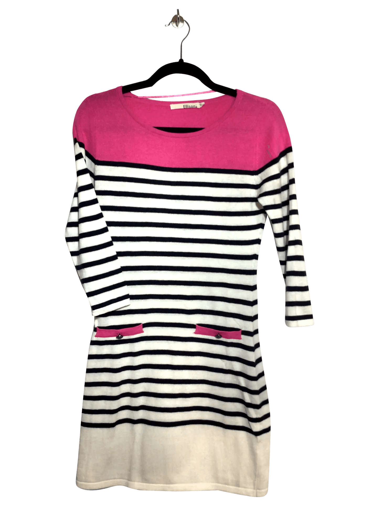 ELLISON Regular fit Midi Dress in White - S - Velora