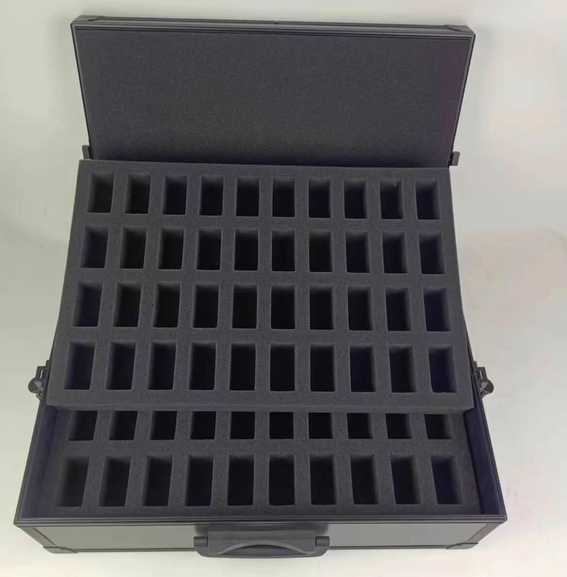 80-Slot EVORETRO Miniature Storage Case with Customizable Foam
