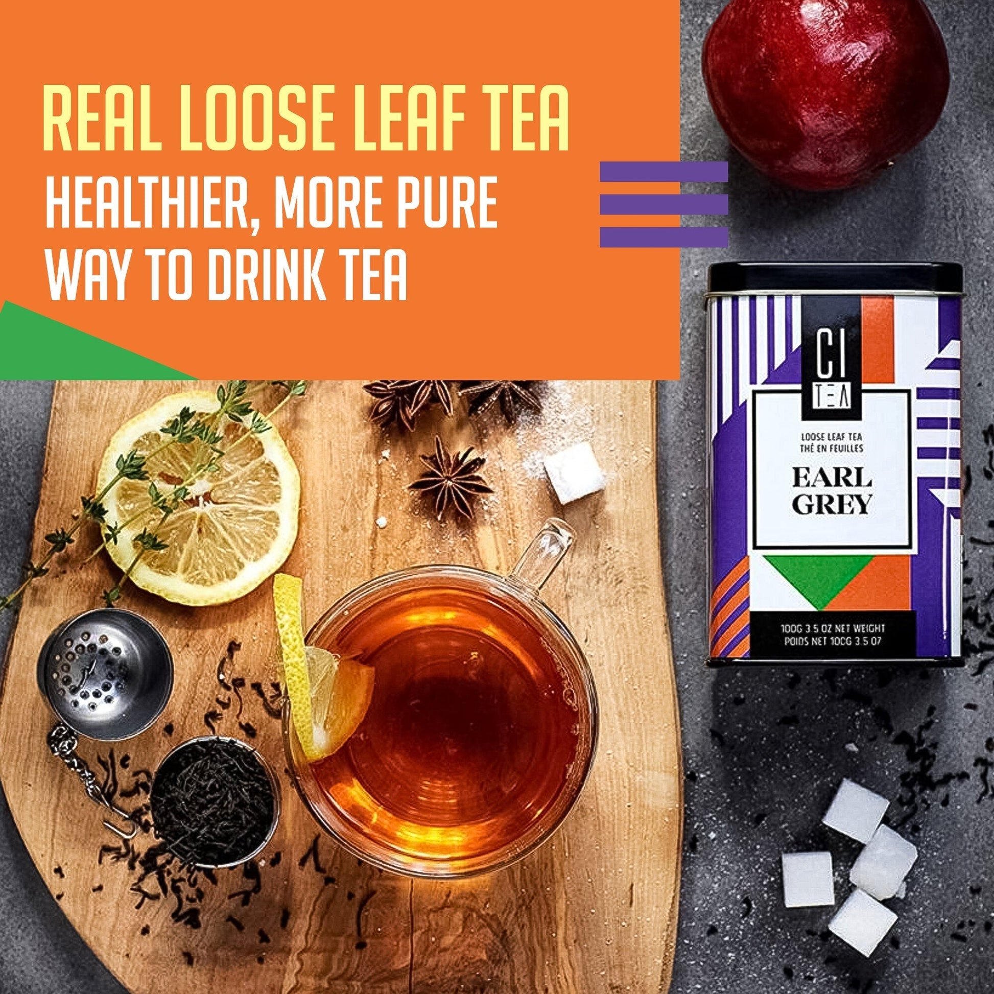 Earl Grey Loose Leaf Tea - 100g - Velora Luxury Fashion