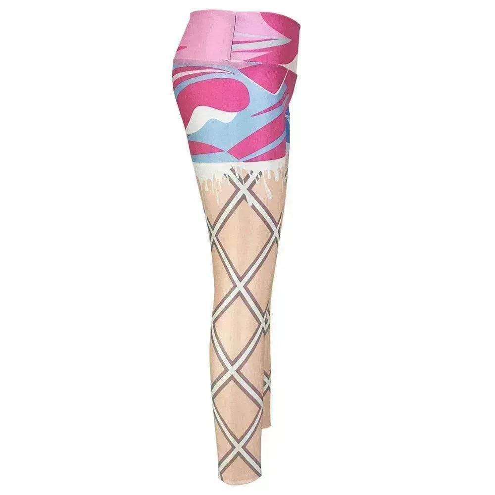 Elastic Exercise Tights Gym Yoga Slim Leggings - Velora