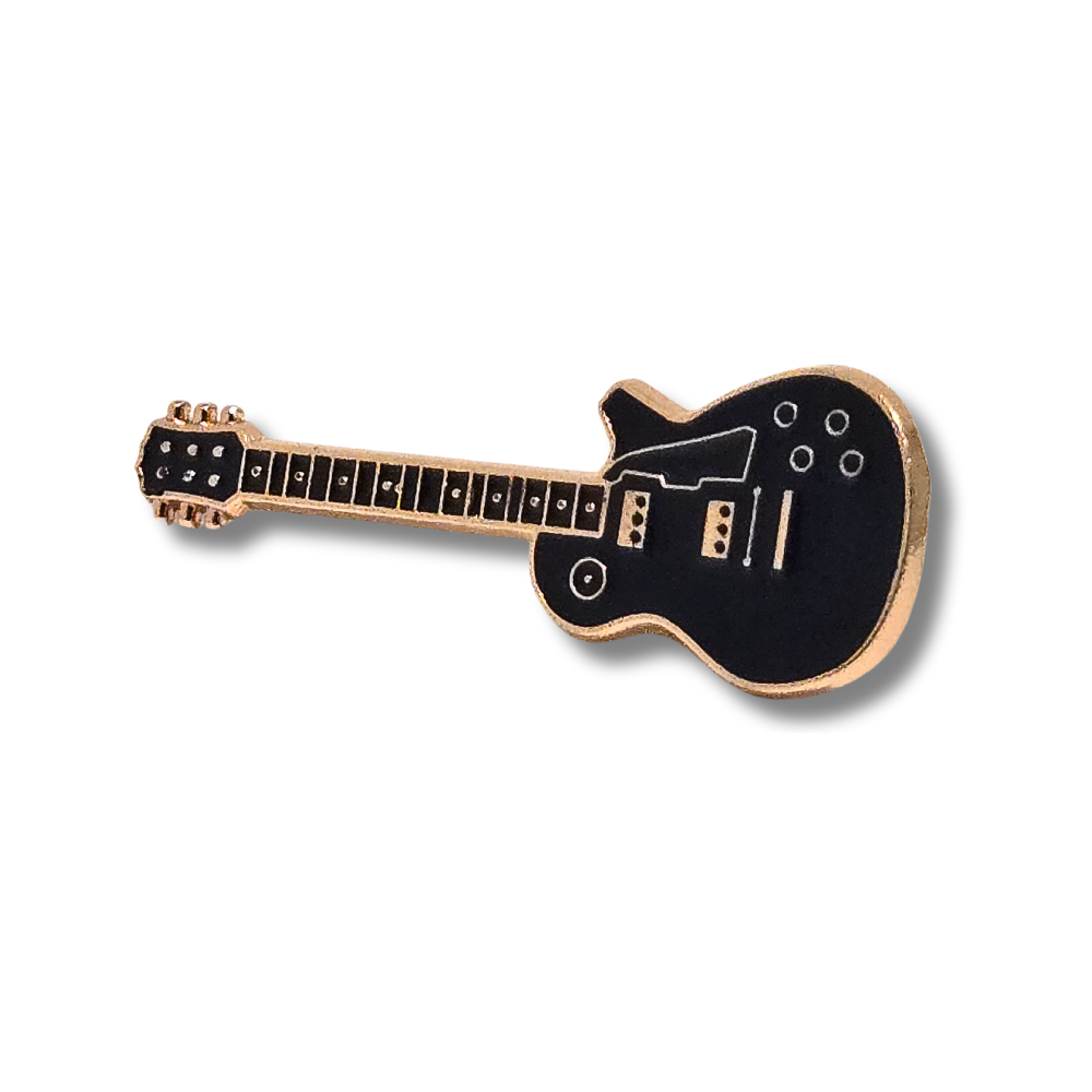 Electric Guitar (Black) | Collectible Pin - Velora