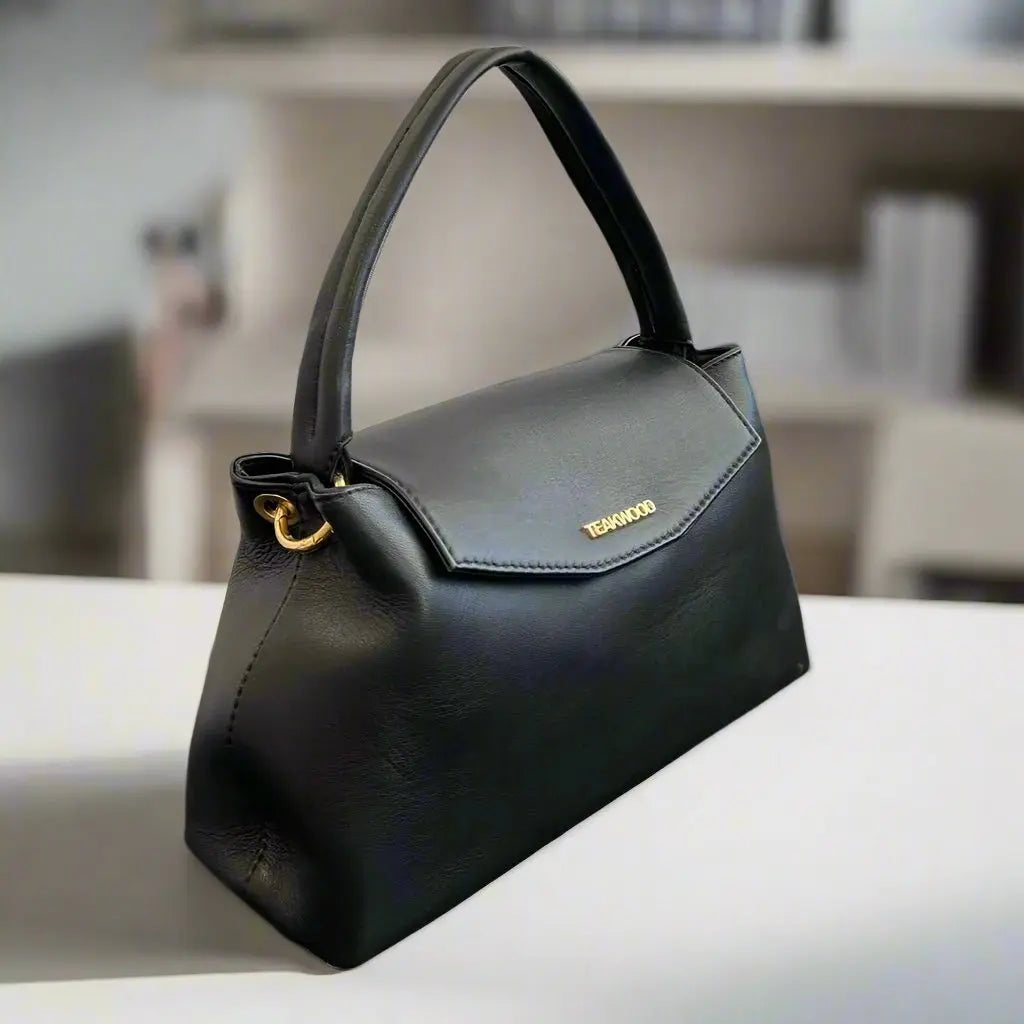 Elegant Sheep Leather Flap Handle Bag - Velora Luxury Fashion