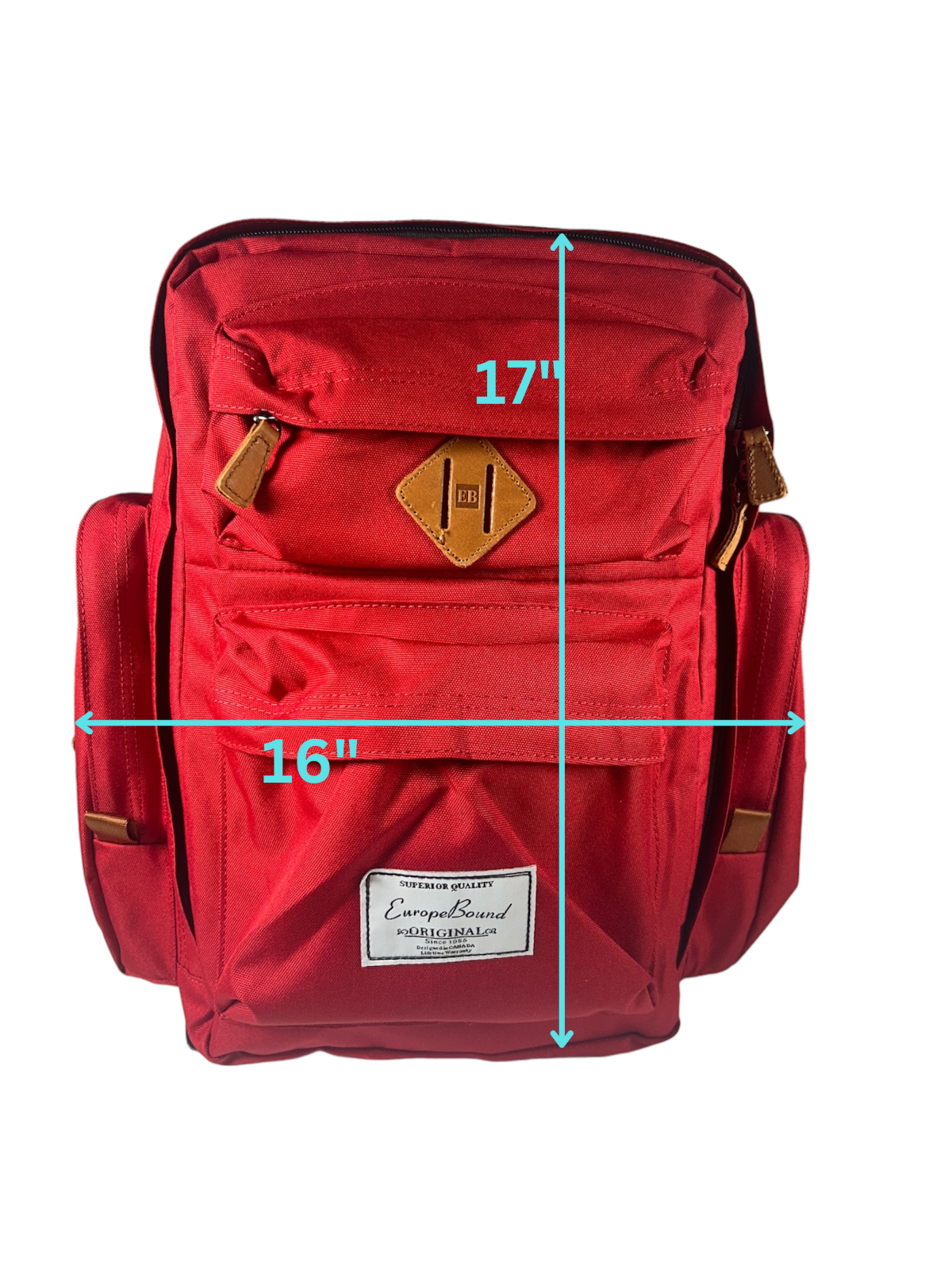 Europe Bound Canadian Heritage Style 35L Backpack - Velora Luxury Fashion