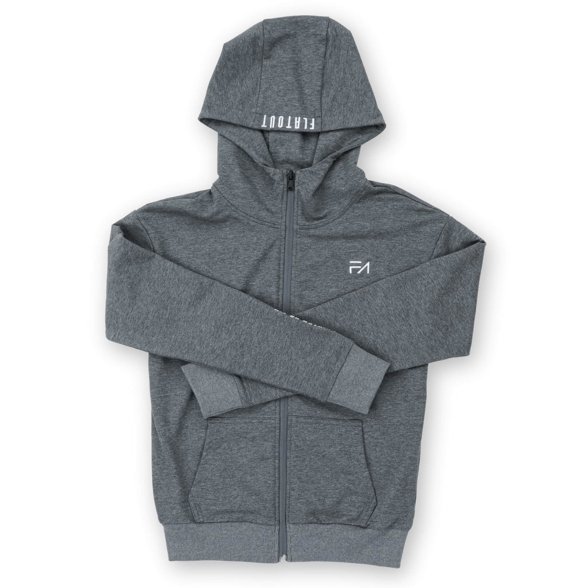Evolution Zipup Hoodie Graphite - Velora