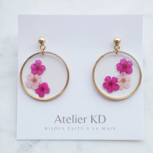 Edition Spéciale - Boucles d'oreilles duo Sofia - rond - Velora