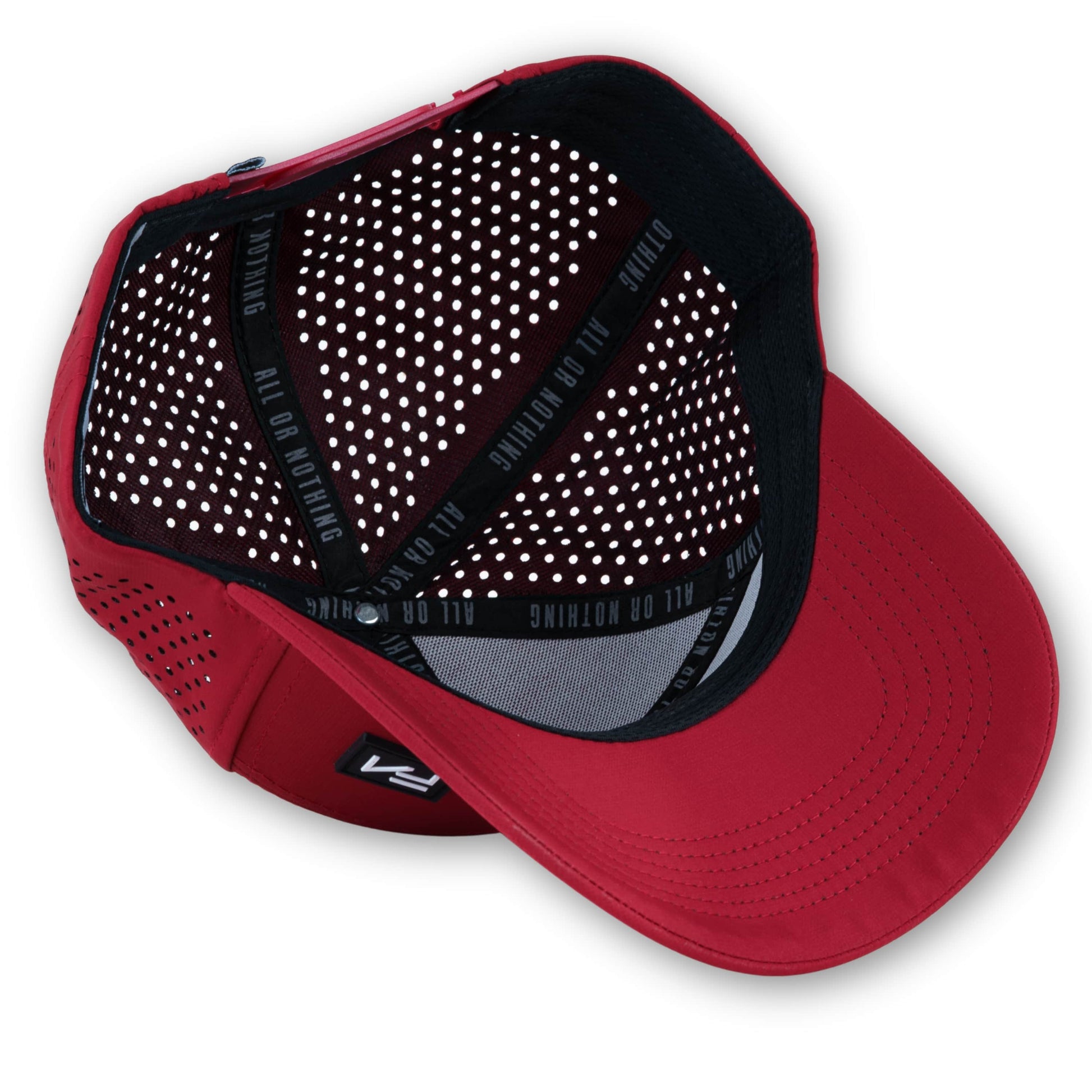 FA 7-Panel Red Snapback - Velora