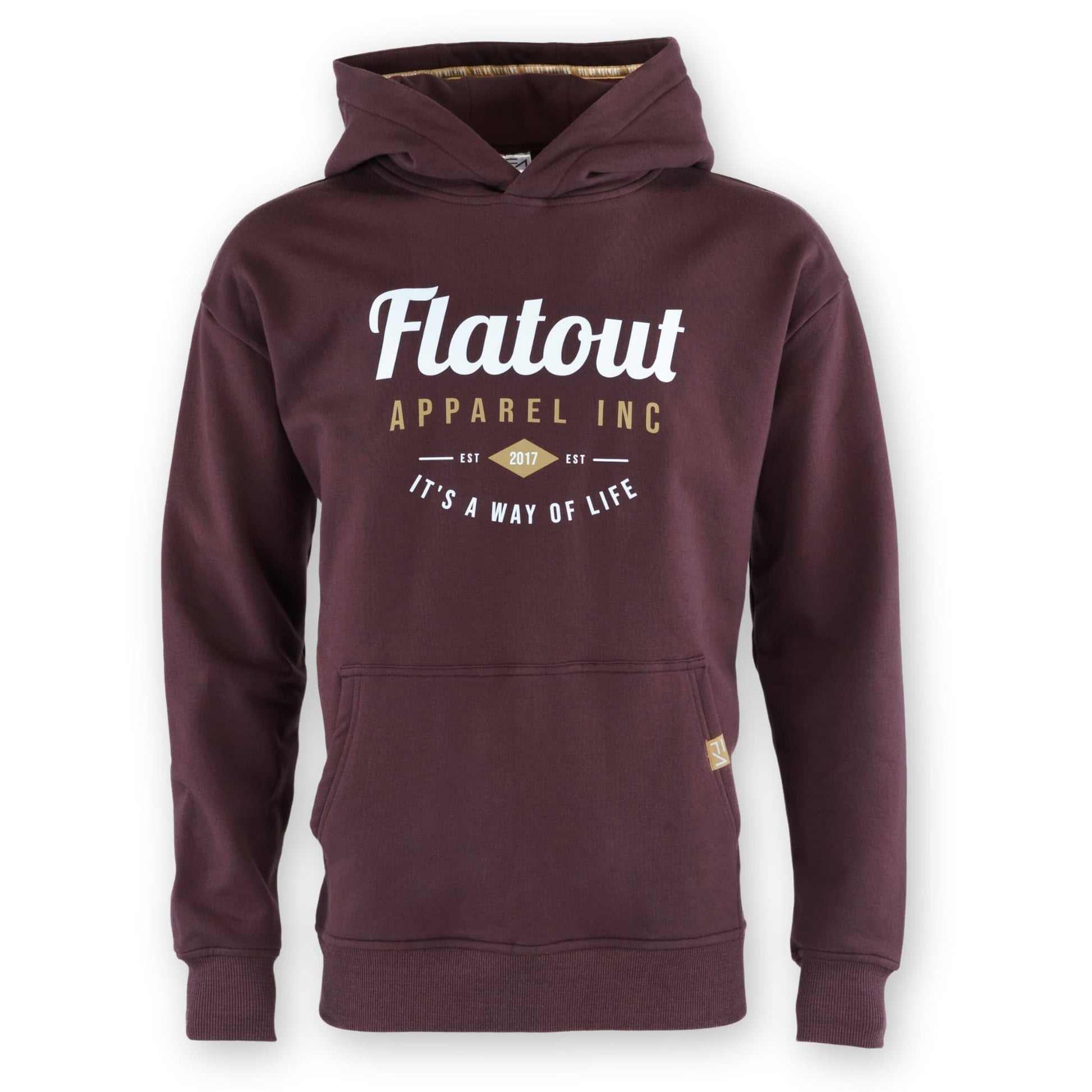 FA Pullover Hoodie Mahogany - Velora