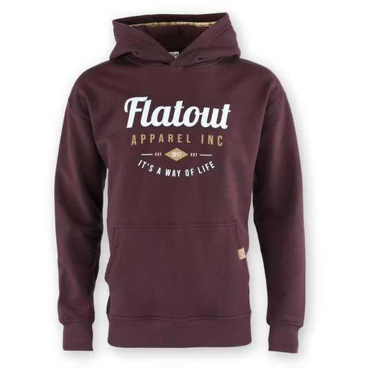 FA Pullover Hoodie Mahogany - Velora