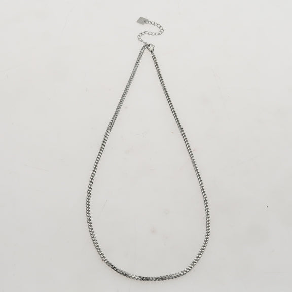 FARAH 24": Cuban Link Silver Chain Necklace - Velora Luxury Fashion