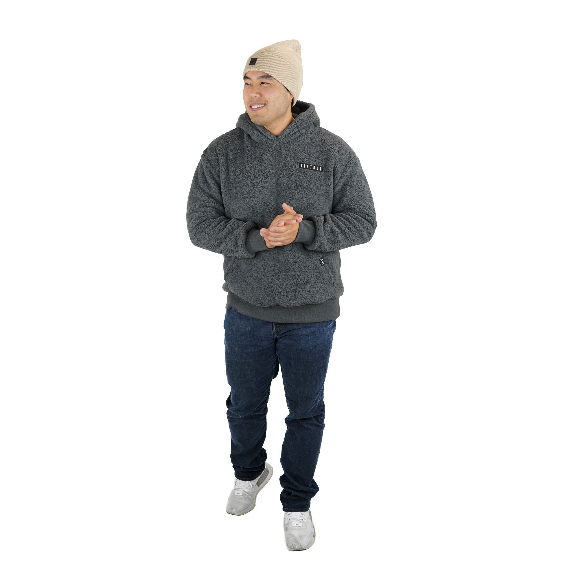 FA Sherpa Pullover Gray - Velora