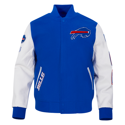 Buffalo Bills Classic Wool Varsity Jacket - Velora