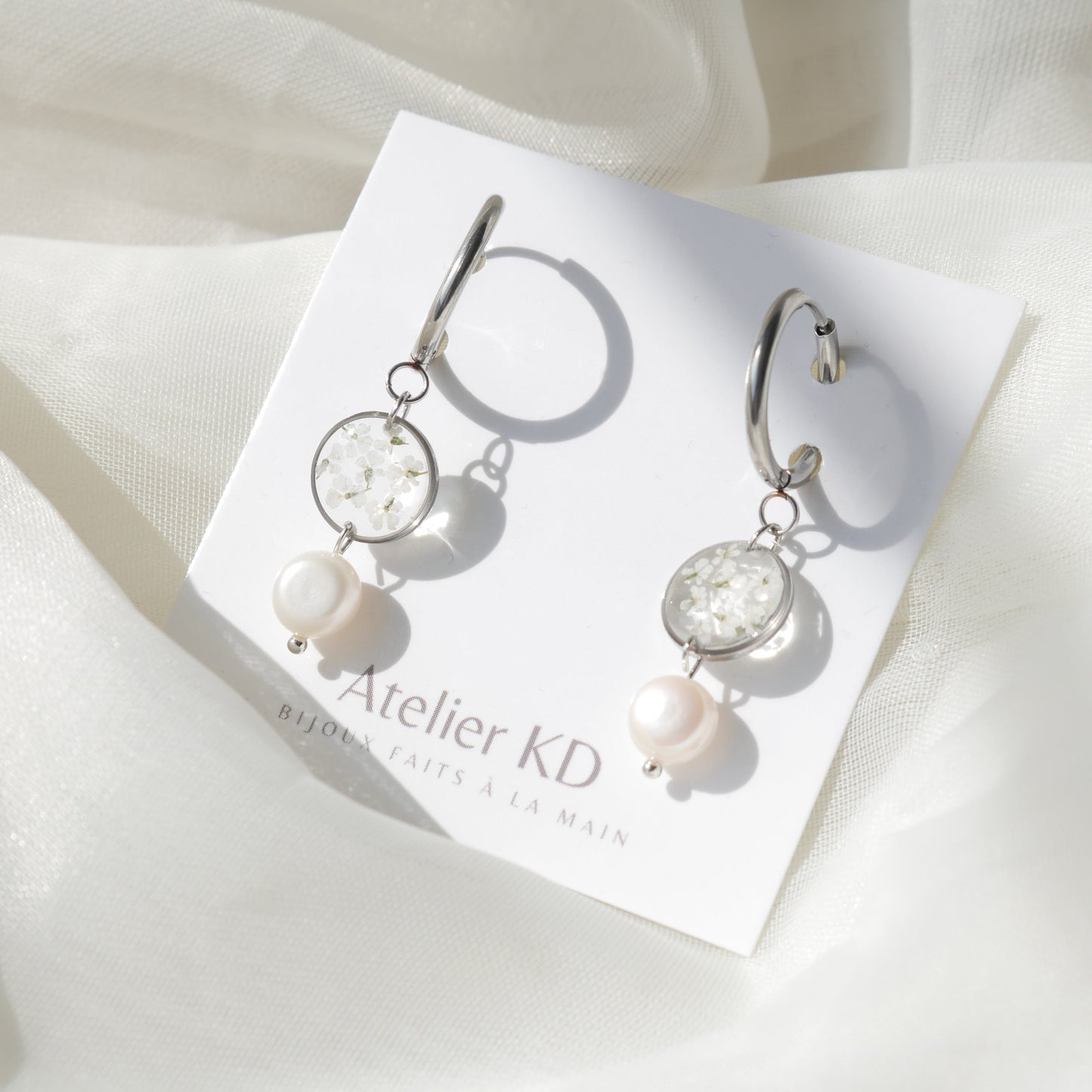 Boucles d'oreilles Perla - Lola rond - Velora