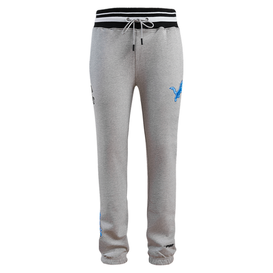 Detroit Lions Script Tail Rib FLC Sweatpant - Velora