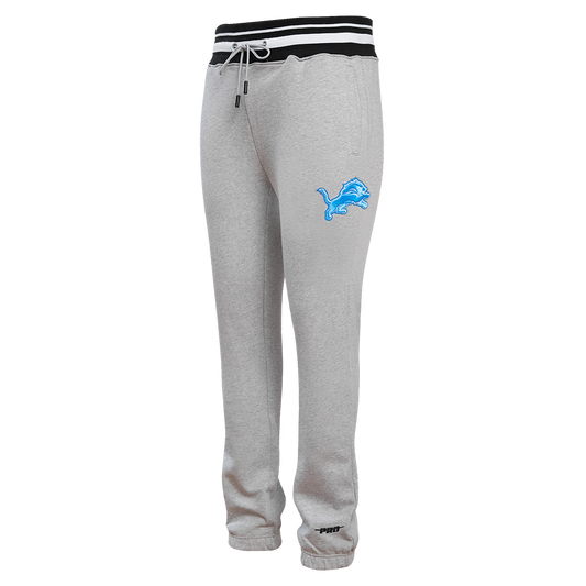 Detroit Lions Script Tail Rib FLC Sweatpant - Velora