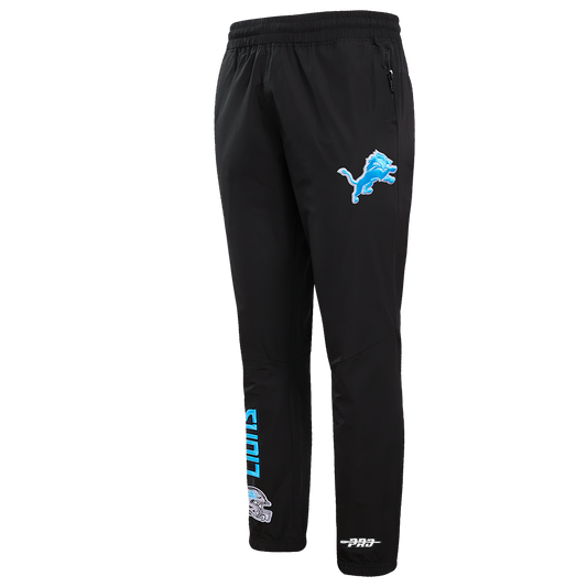 NFL DETROIT LIONS CLASSIC WIND SUIT MEN'S WOVEN PANT FDL4410694-BLK - Velora