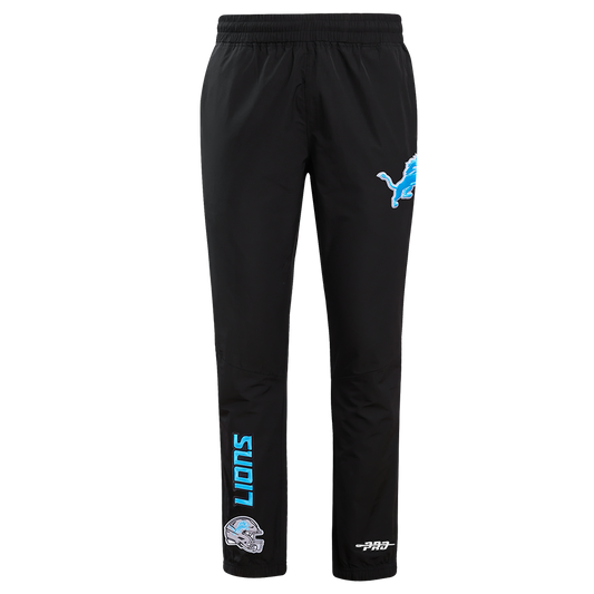 NFL DETROIT LIONS CLASSIC WIND SUIT MEN'S WOVEN PANT FDL4410694-BLK - Velora